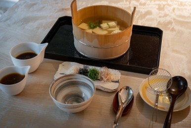 和朝食 オプション 湯豆腐